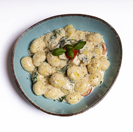 Gnocchi w sosie serowym